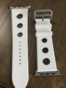 Apple Watch Hermès Band- 49mm Blanc Scub’H Diving - Picture 1 of 7