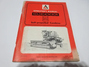 Allis Chalmers Operating Manual for Gleaner M Combine (2) - Picture 1 of 1