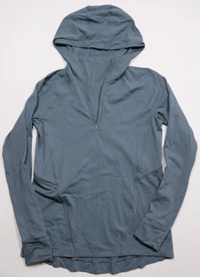 Chaqueta con Capucha Lululemon Media Cremallera Para Mujer 4 Ligera Elastizada Ropa Activa Sudadera con Capucha Foto 1 de 4