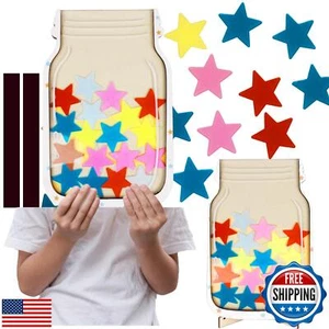Reward Jar, Magnetic Reward, Jar Reward Jars for Kids Star Jar Reward System, - Picture 1 of 5