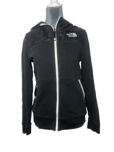 The North Face Full Zip Long Sleeve Outdoor OSO Hoodie Girls XLarge Black TNF - Picture 1 of 19