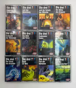 12x Die drei 3 Fragezeichen ??? Europa MC Kassetten top Konvolut 2005 2009 - Bild 1 von 3