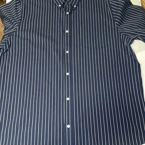 Cody James Blue Stripped Mens Button Down Short Sleeve Shirt XL Western Wear New - Picture 1 of 6