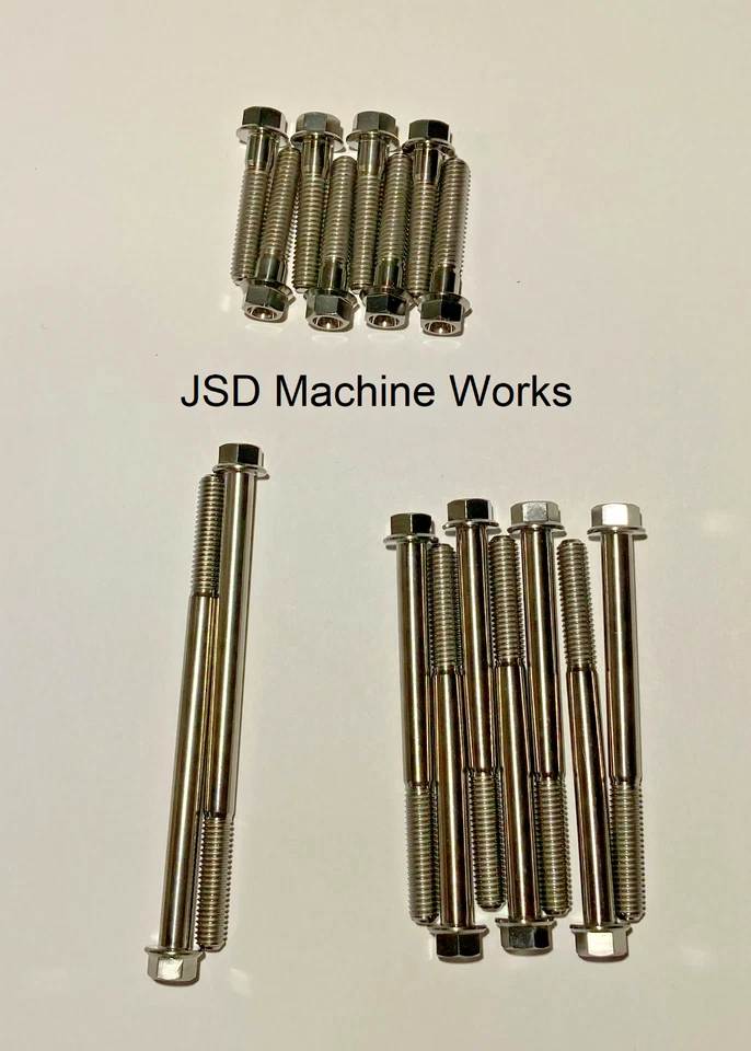 06-23 Yamaha Raptor 700 Lightweight Titanium Crankcase Bolt Kit Flanged Hex Head - Image 1 of 1