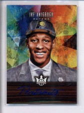 IKE ANIGBOGU 2017/18 COURT KINGS #27 PORTRAITS SAPPHIRE ROOKIE RC #13/25  AH7277