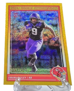 2024 Panini Score Dots Gold Emani Bailey RC #394 15/240 Chiefs - Picture 1 of 2