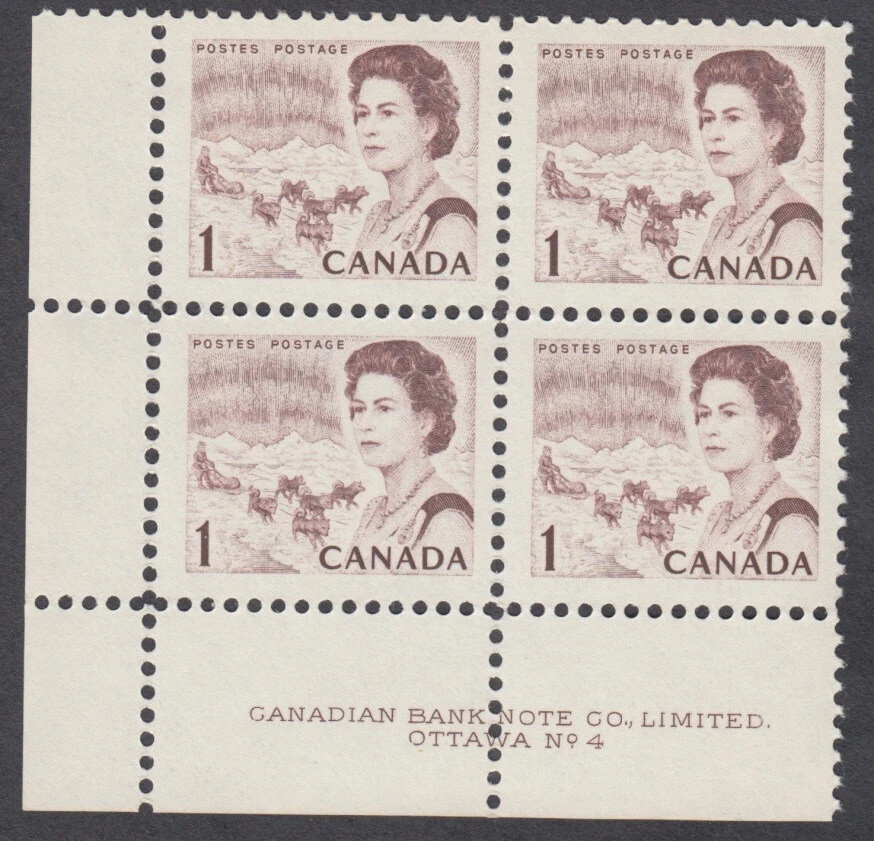 Canada - #454 QE II Centennial Plate Block #4 - MNH - Image 1 of 1