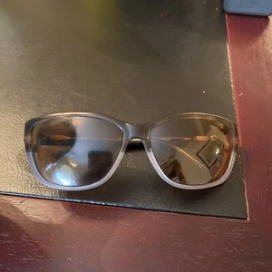 COLE HAAN Brown Horn Fade Grey Eyeglasses Frame 58-14-135 - Pre-Owned - Picture 1 of 6