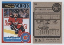 2014 O-Pee-Chee Wrapper Redemption Red Border Tyler Wotherspoon #543 Rookie RC
