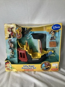JOLLY ROGER ADVENTURE SET Jake Never Land Pirates Ship Toy - Picture 1 of 13