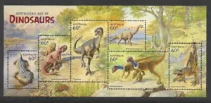 Australia Dinosaurs 2013 mnh min sheet set prehistoric Animals - Picture 1 of 1