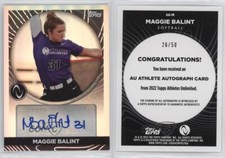2023 Athletes Unlimited All Sports Rainbow Foilboard /50 Maggie Balint Auto