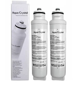 2x Filtro de agua nevera para Daewoo Aqua Crystal DW2042FR-09, Baumatic Titan 4 - Imagen 1 de 5