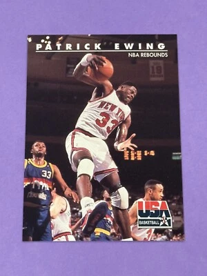 1992 Skybox USA Basketball Patrick Ewing #27 NBA Rebounds (Q) - Image 1 of 2