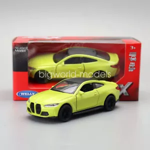 1/43 BMW M4 Green Model Car Diecast Metal Pull Back Toy Cars for Kids Boys Toys - Picture 1 of 24