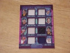 2023 Leaf ITG Used TEAM UTOPIA 8 PIECE RELIC 32/40 Lemieux Messier Bourque Smith