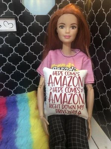Handgefertigtes Barbie - Puppenhaus Miniatur Akzentkissen - Bild 1 von 2