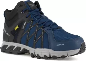 NIB MEN REEBOK RB3400 TRAILGRIP WORK ALLOY TOE SR EH XTR SR NAVY SHOE BOOT $140 - Picture 1 of 5