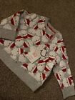 Mothercare Santa Faces All Over Print Sweatshirt Baby 3-6 Months