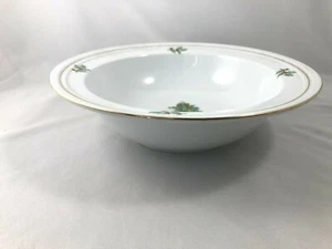 Tazón para servir verduras Holiday Hostess 9-3/8" banda dorada Tienshan - Imagen 1 de 1