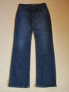 Womens Jeans-LEVI'S-blue stretch denim "724 High Rise Straight"-30 - Picture 1 of 5