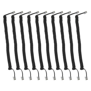 10 Pcs Replacement Cable Phone Cord Coiled Cords for Telephone - Zdjęcie 1 z 12