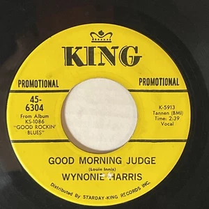 Wynonie Harris Good Rockin' Tonight / Good Morning Judge, King Promo 1970 R&B - Foto 1 di 4