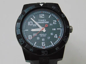 TIMEX Expedition T49831 905 82 Men's Watch w/ Date WR 50M Indiglo - Works Great! - Picture 1 of 20