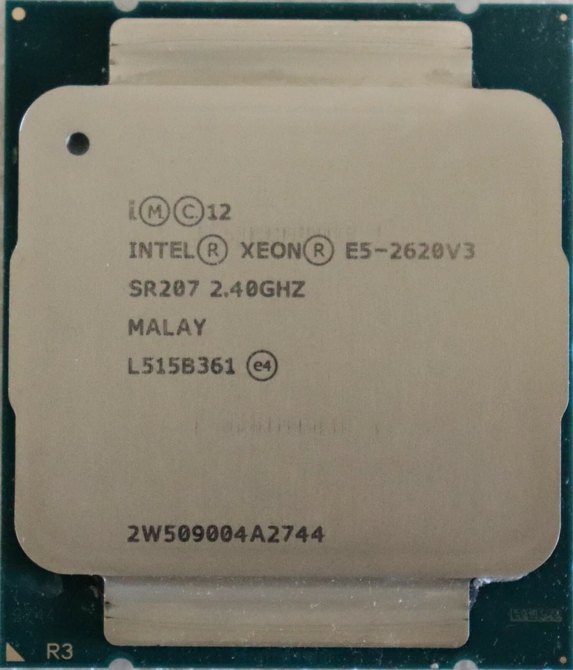 Intel Xeon E5-2620 v3 CPU 6 Core 2.4GHz L3-15MB LGA 2011-v3 22nm Haswell 85 Watt - Image 1 of 1
