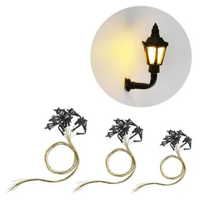 Model Train LED Light 3V Lamps Post Fairy Garden Railway Scenery Decoration - Bild 1 von 7