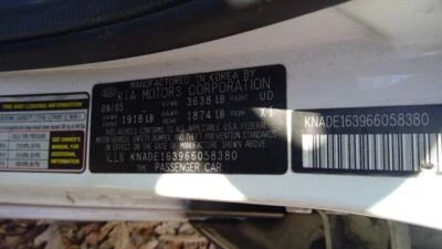 AC Compressor Fits 06-08 RIO 1207006 - Image 1 of 4