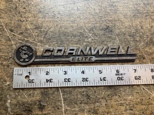 Vintage CORNWELL Elite Series Cabinet Toolbox Logo Emblem - Picture 1 of 1