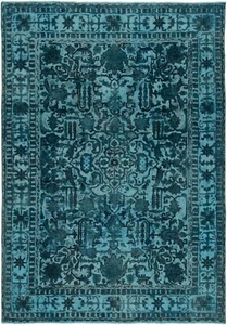 Vintage Rilievo Tappeto Persiano Annodato a Mano 280x198 cm-Orient Tappeto - Picture 1 of 14