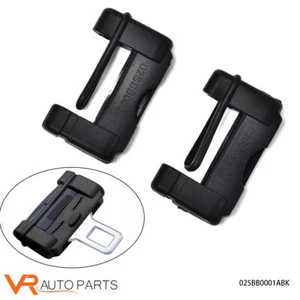 2 Pcs Car Seat Belt Silicone Buckle Clip Anti-Scratch Cover Safe Accessories US - Picture 1 of 11
