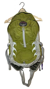 Mochila Osprey Talon 22 H20 Airscape Senderismo Camping Bolsa Verde Gris M/L *LEER* - Imagen 1 de 13