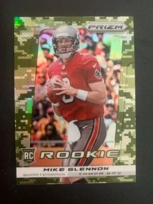 2013 Panini Prizm Mike Glennon ( Buccaneers ) Rookie Camo Refractor #272 - Image 1 of 2