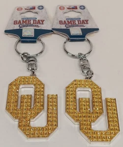 Lot of 2 University of Oklahoma OU Key Chain.................5GA - Picture 1 of 1