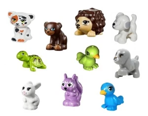 ☀️NEW Lego Friends Animal Pets x10 small pets - Dog cat bird bear turtle bunny's - Picture 1 of 1