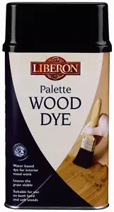 LIBERON PALETTE WATER BASED WOOD DYE 250ml CHOICE OF 13 COLOURS - Picture 1 of 14