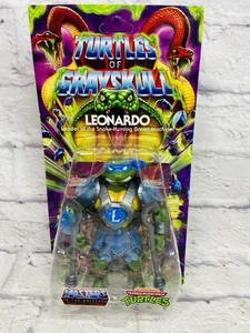 Turtles Of Grayskull Wave 1: Leonardo Brandneu UNPUNCHED - Bild 1 von 2