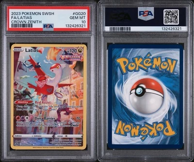 Latias GG20/GG70 Crown Zenith: Galarian Gallery Holo PSA 10 - Image 1 of 3