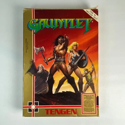 Gauntlet (Nintendo Entertainment System, 1987) NES - Complete w/ Manual CIB - Image 1 of 4