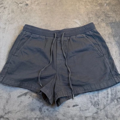 GAP Drawstring Waist Casual Shorts Lyocell Blend Blue/Gray Womens Medium 32" - Image 1 of 4