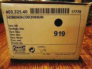 **RARE** Ikea Norrsken Decennium Pendant Lamp (Blue Shade) -403.325.40/ 17778 - Picture 1 of 6