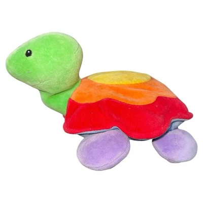 Baby Gund Rainbow Racer Turtle Plush Colors Vintage Stuffed Animal - Image 1 of 4