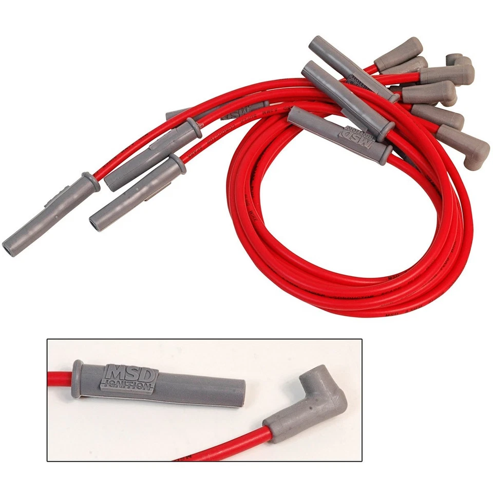 Conjunto de 8 fios de vela de ignição 32119 MSD para Chevy Suburban Express Van SaVana C2500 - Imagem 1 de 1