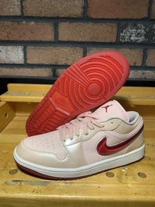 Nike Air Jordan 1 Low SE Shoes "Valentines Day" HF3174-600 Women's Size 11 NEW - Picture 1 of 9