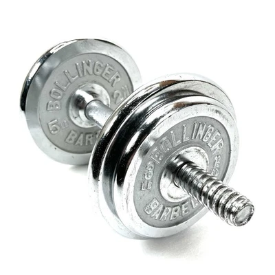 Bollinger Barbell Threaded Weight Plates Chrome 16 Lbs 2-5lbs 2-3lbs Spin-On - Image 1 of 4