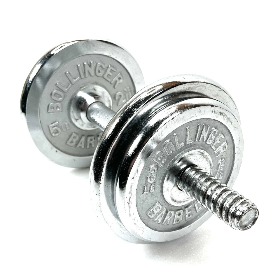 Bollinger Barbell Threaded Weight Plates Chrome 16 Lbs 2-5lbs 2-3lbs Spin-On - Image 1 of 4