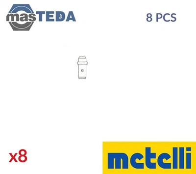 01-1228 GUÍAS DE VÁLVULAS METELLI 8 PIEZAS PARA VOLVO 760,940,740,240,960,940 II,850,S70 Foto 1 de 4